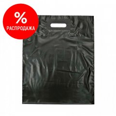 Пакет ВУР 70*80см(+4см), 80мкм, ПВД, черный