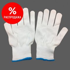 Перчатки вязаные нейлоновые с ПВХ 