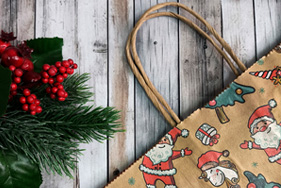 В наличии! Новогодние крафт пакеты